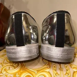 Alexander McQueen | Shoes | Alexander Mcqueen Mens Metallic  display picture 2